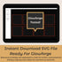 4"x4" Coaster Jig SVG File-For Laser Engraving